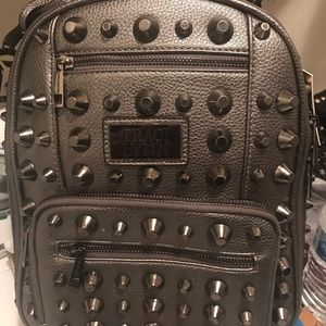 Stud n Chic pewter backpack